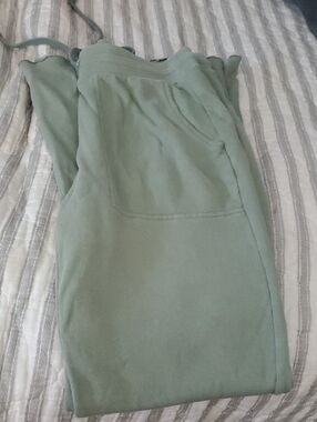 aerie Sage Green Boot Cut Pants